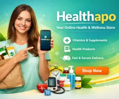Healthapo – Online Store for Vitamins, Supplements & Health Products